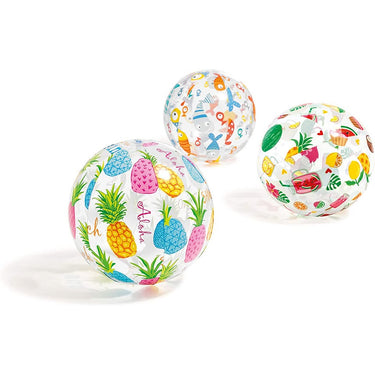 Intex Lively Print Beach Ball, Assorted Color - 20''